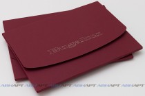 Папка-конверт А4. Текстурный картон, наненсение логотипа.